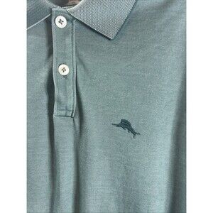 Tommy Bahama Supima Blend Polo Shirt Sz Sm Teal